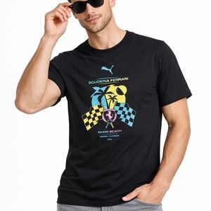 NWT Scuderia Ferrari Puma Special Edition Miami T-Shirt